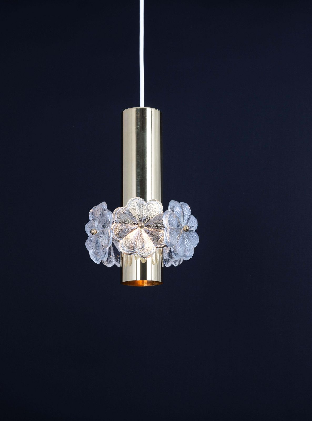 308.0 1 Of 5 Stunning Petite Sputnik Brass Pendant Light, Ernst Palme , Germany, 1960s photo