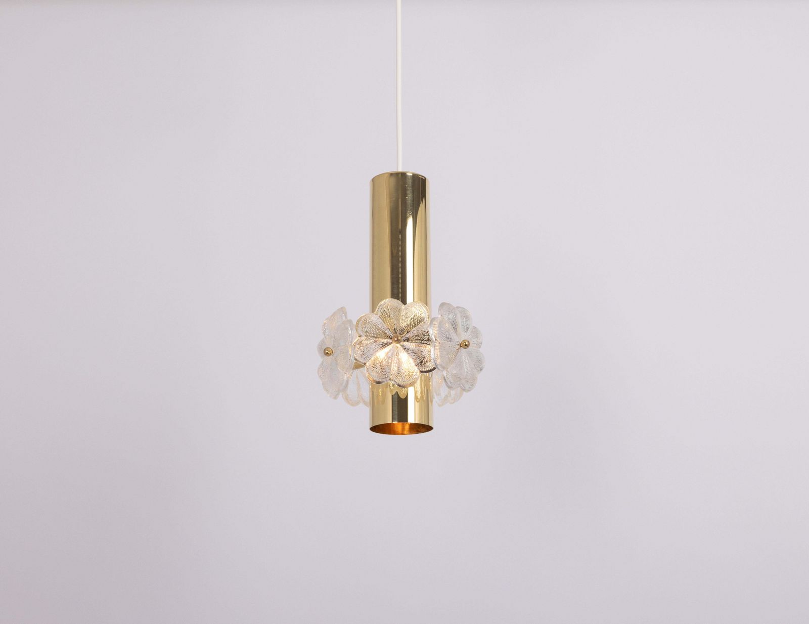 photo vinterior 1 Of 5 Stunning Petite Sputnik Brass Pendant Light, Ernst Palme , Germany, 1960s