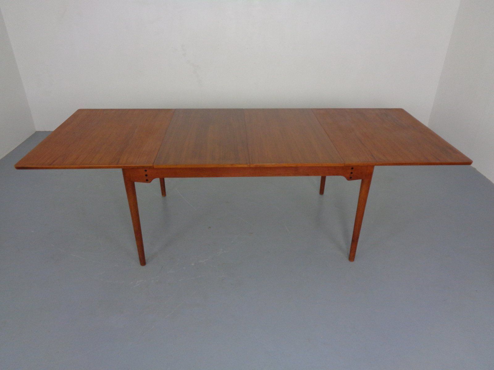 Extandable Teak Model B065 Dining Table By Finn Juhl For Bovirke, Denmark, 1950s