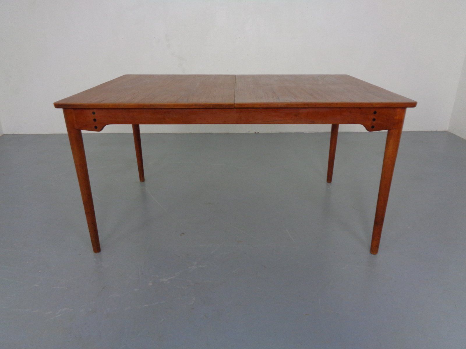 Extandable Teak Model B065 Dining Table By Finn Juhl For Bovirke, Denmark, 1950s photo for sale