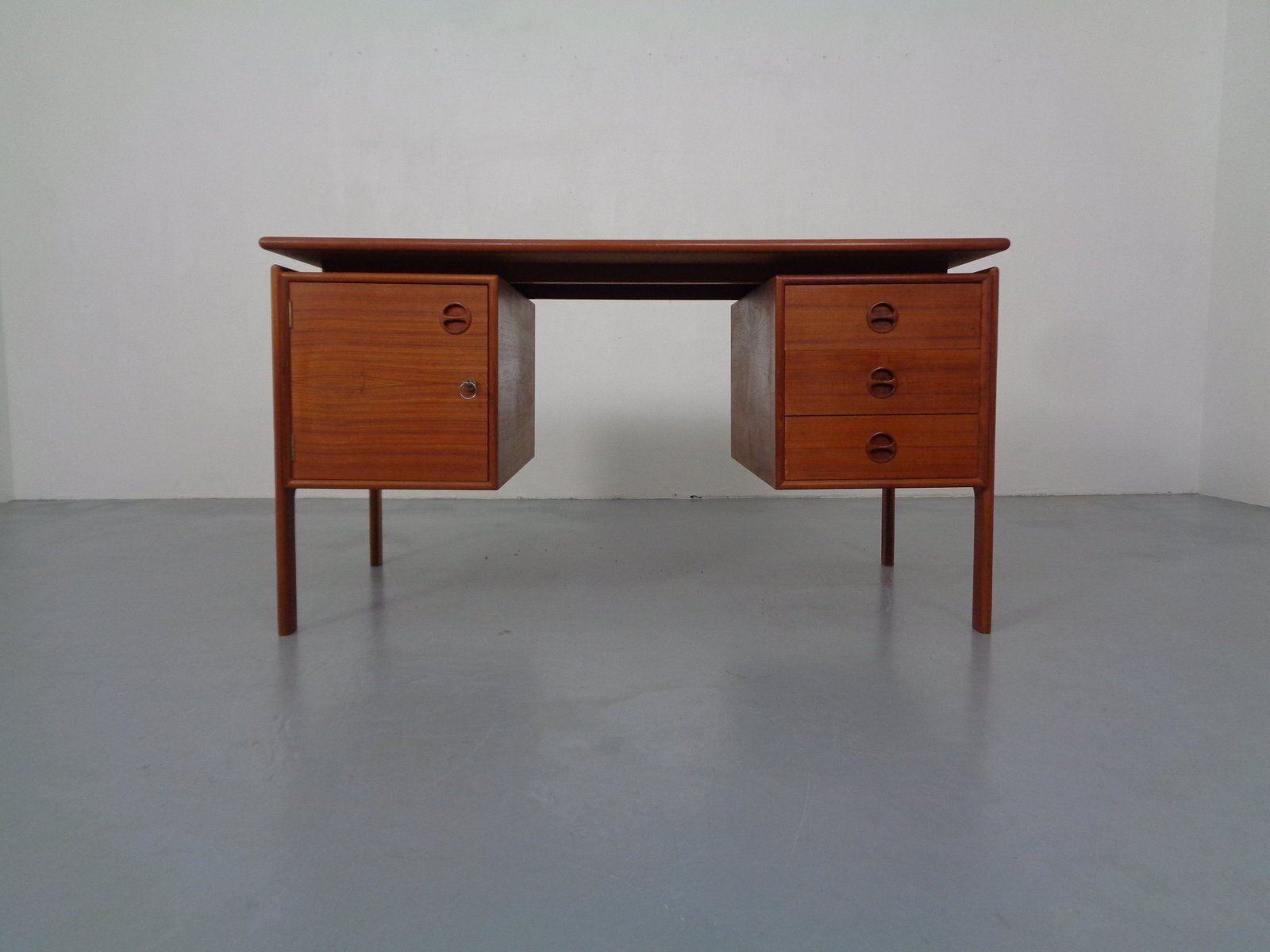 Teak Desk From Gasvig Gv Møbler, Denmark, 1960s photo furniture
