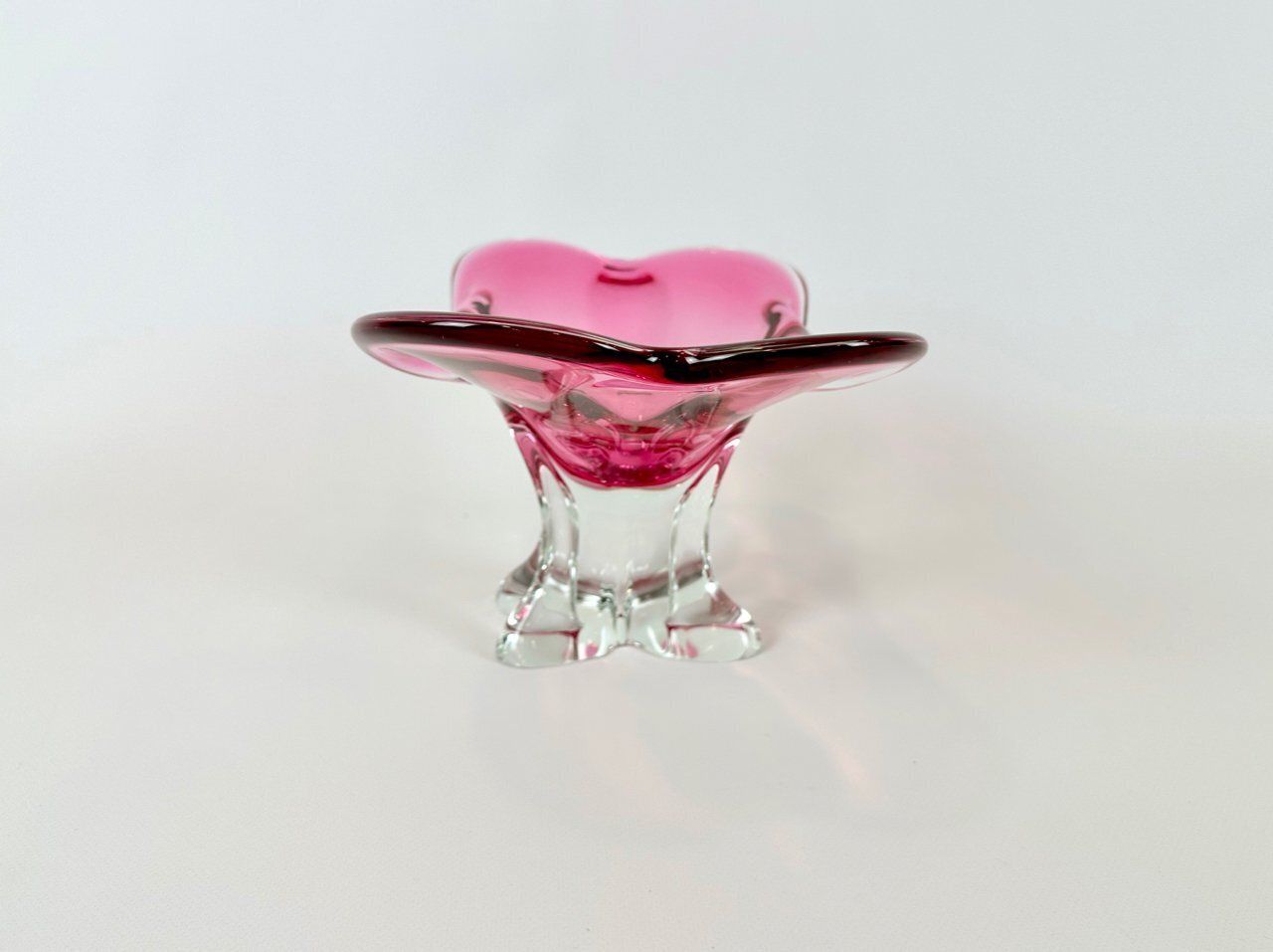 Art Glass Bowl By Josef Hospodka For Chribska Sklarna, 1960s photo for sale