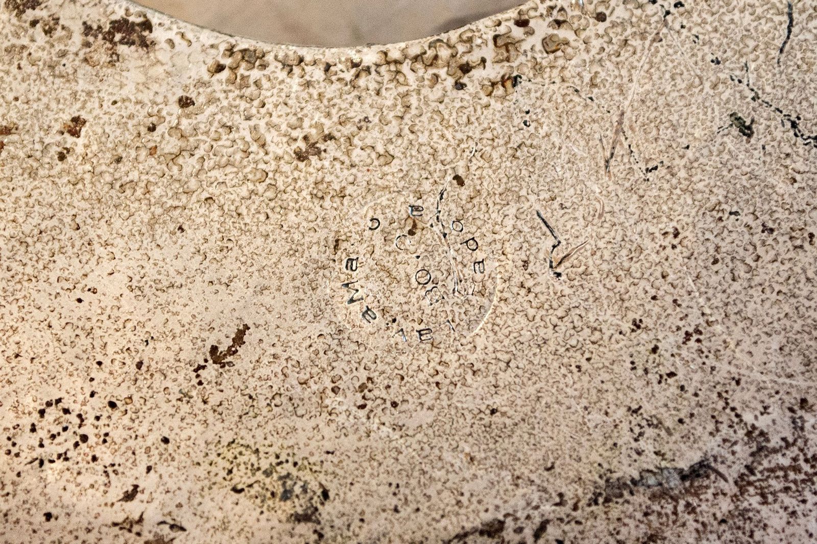 Verzilverd Tafelstuk Van Atelier Des Orfèvres Ra Sa, Padova, Italië, Ca. Jaren 1960 photo for sale
