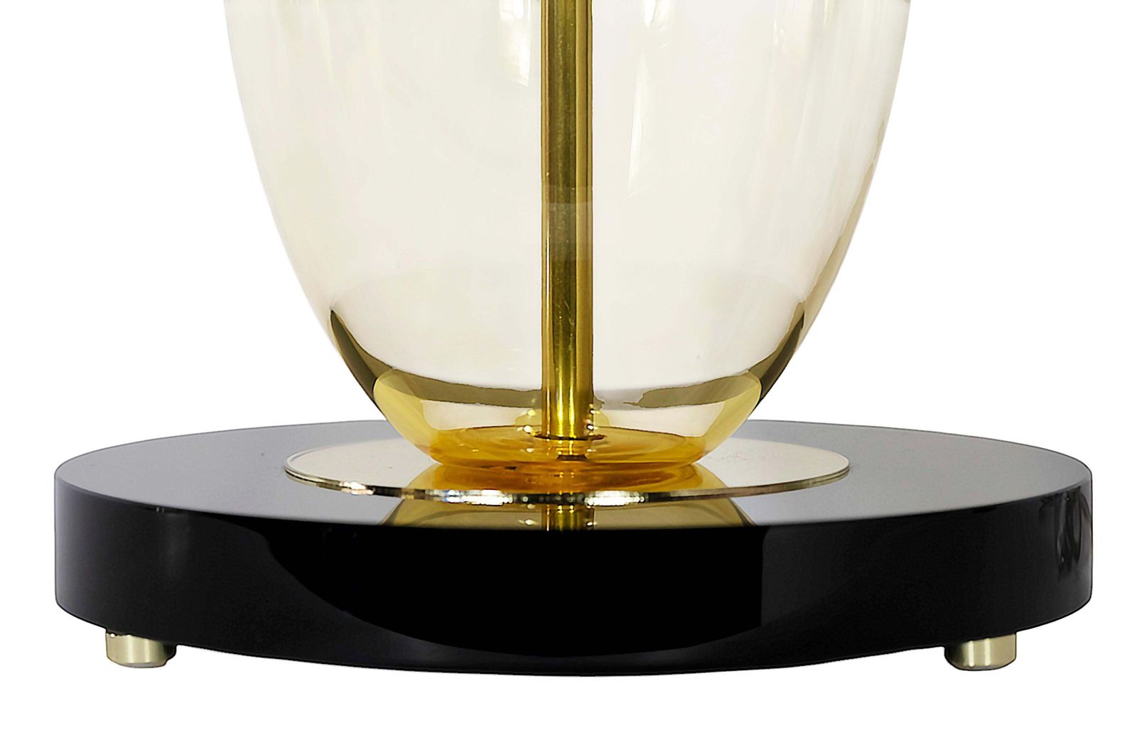 Pair Of Italian Table Lamps In Murano Glass photo for sale