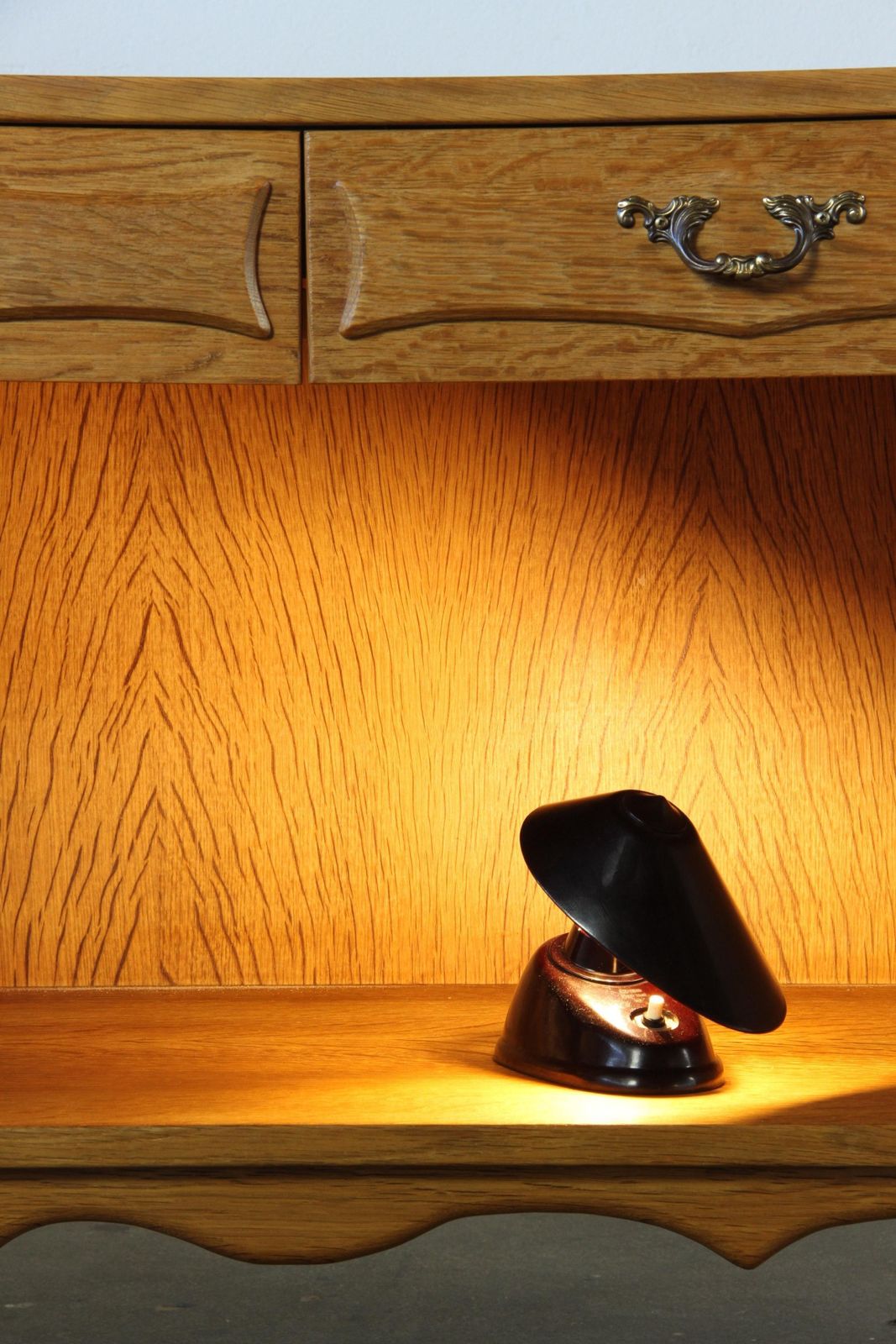 Vintage 1960s Danish Brutalist Oak Sideboard, In The Style Of Henning Kjærnulf photo vinterior
