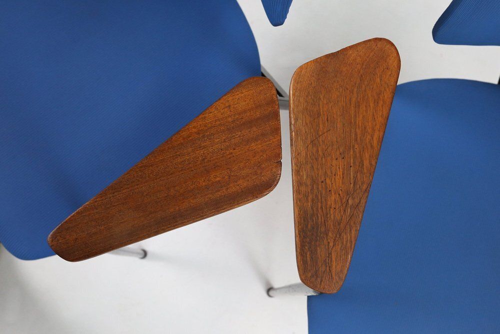 Dining Chairs By Willy Van Der Meeren For Tubax, Belgium, 1950s, Set Of 6 photo vinterior