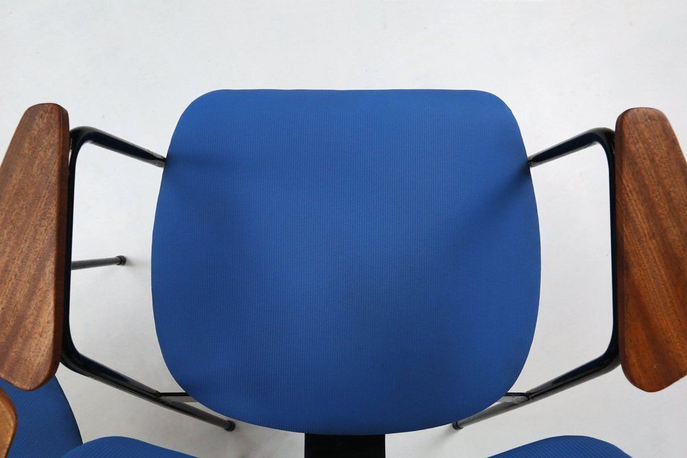 Furniture Dining Chairs By Willy Van Der Meeren For Tubax, Belgium, 1950s, Set Of 6 photo