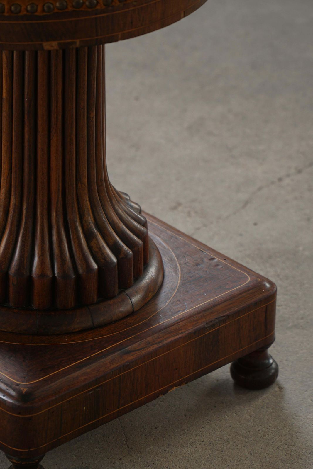 Furniture Antique Piano Stool, Oak & Velvet, French Cabinetmaker, Mid 19th Century photo