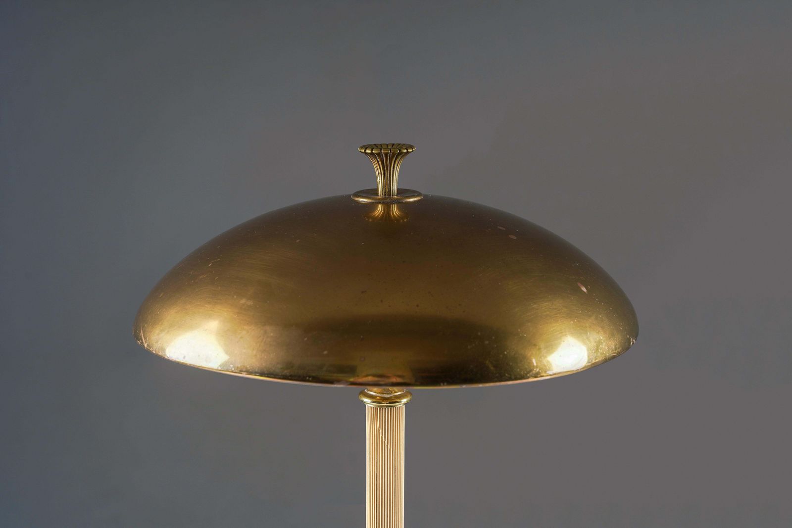 Table Lamp In Brass And Bakelite By Nordiska Kompaniet, Sweden, 1930s photo Lighting