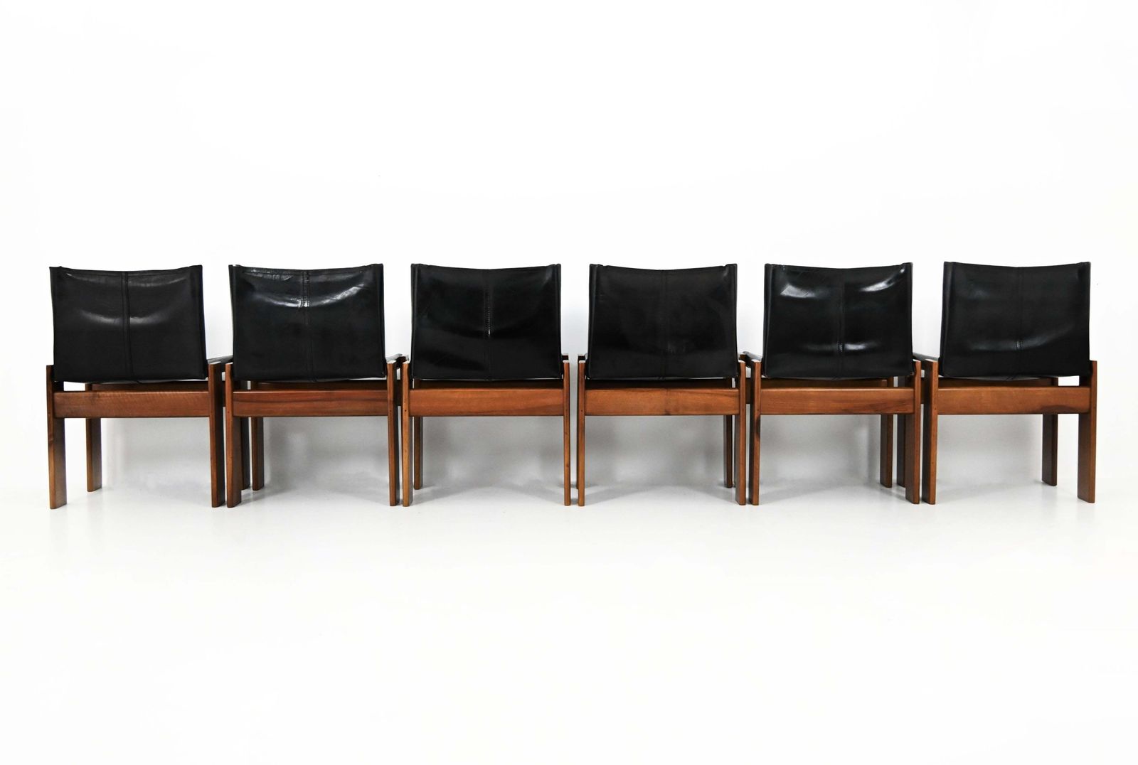 Monk Dining Chairs By Afra & Tobia Scarpa For Molteni, 1970s, Set Of 6 photo vinterior