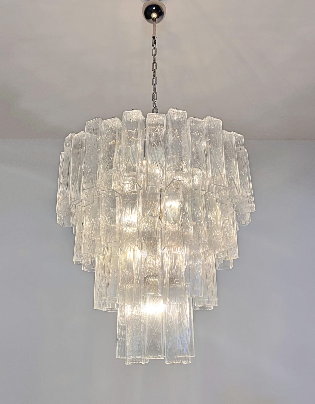 2955.0 Italian Chandelier In Murano Glass photo