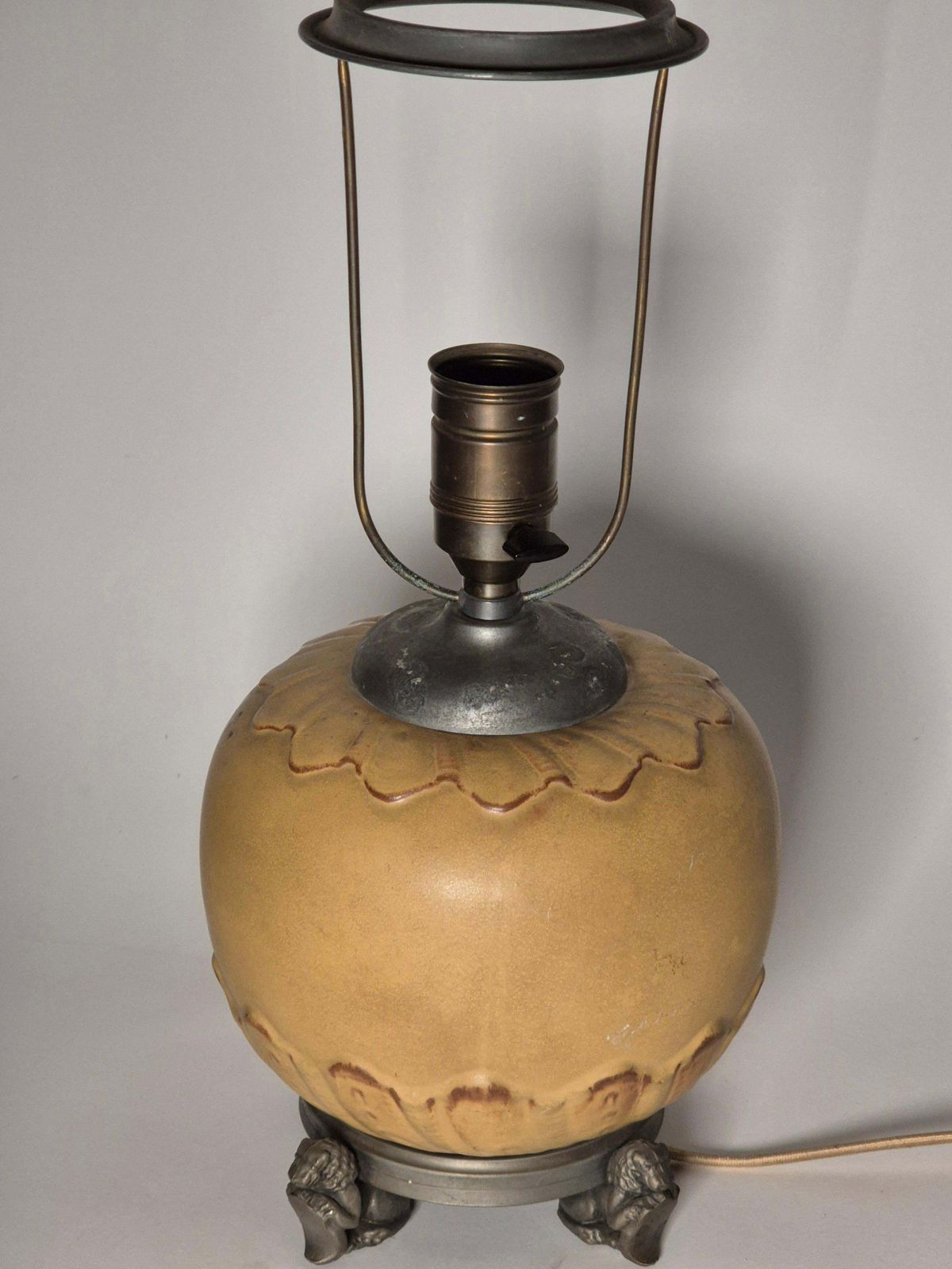 A Rare Swedish Grace Table Lamp By Svenska Metallverken, 1920/30s, Chinoiserie. photo furniture