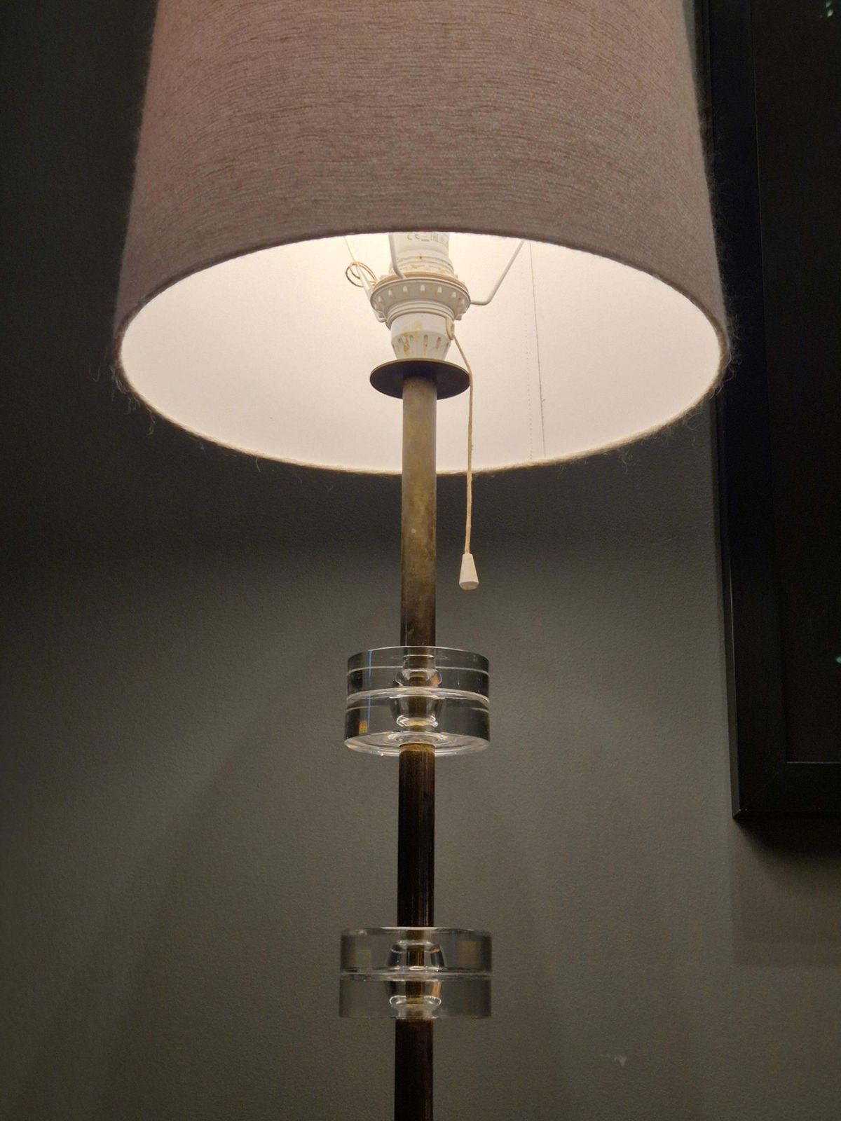 Elegant Floor Lamp Model Rd 1990, By Carl Fagerlund, Scandinavian Modern. photo 3970.0
