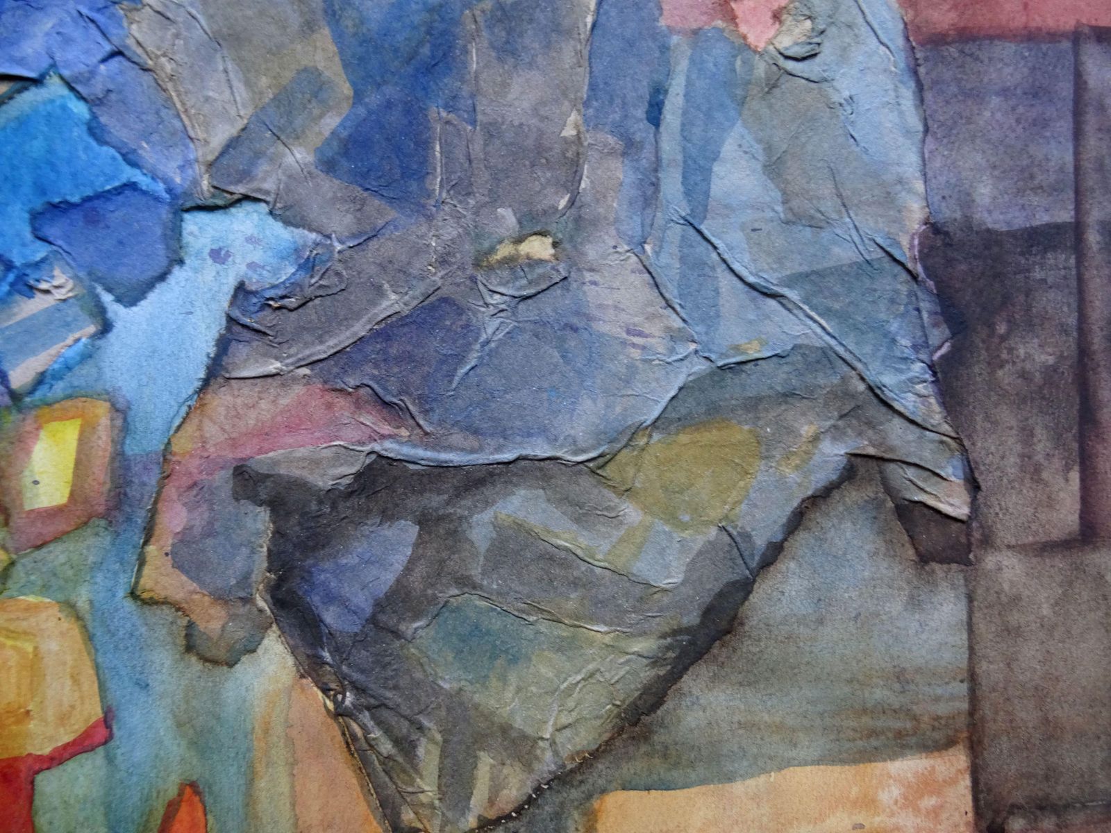 Igor Leontievlife Of Tree. 1999, Watercolor, Collage On Paper, 56.5x81 Cm. Signed1999 photo Art