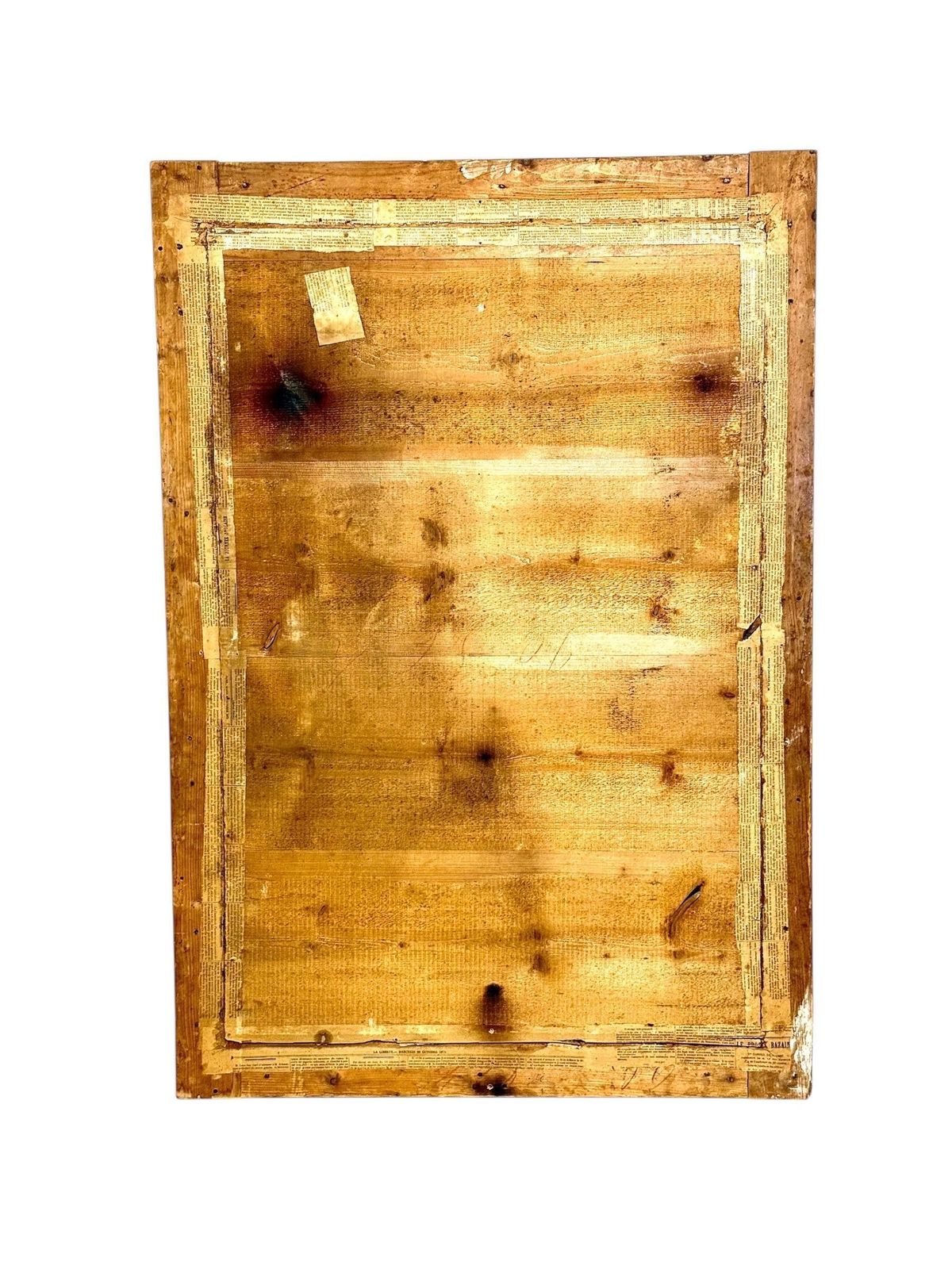 photo buy Large French Napoleon III Giltwood Mirror With Floral Carved Frame