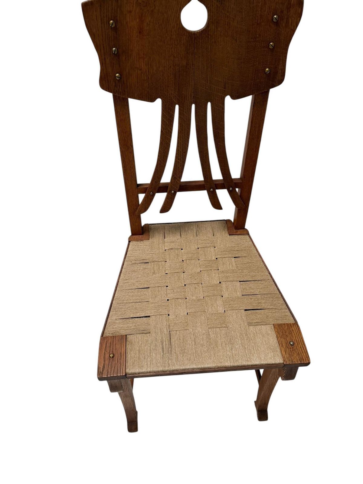 Furniture Chambre D'artisan Chair By Gustave Serrurier Bovy, 1895 photo