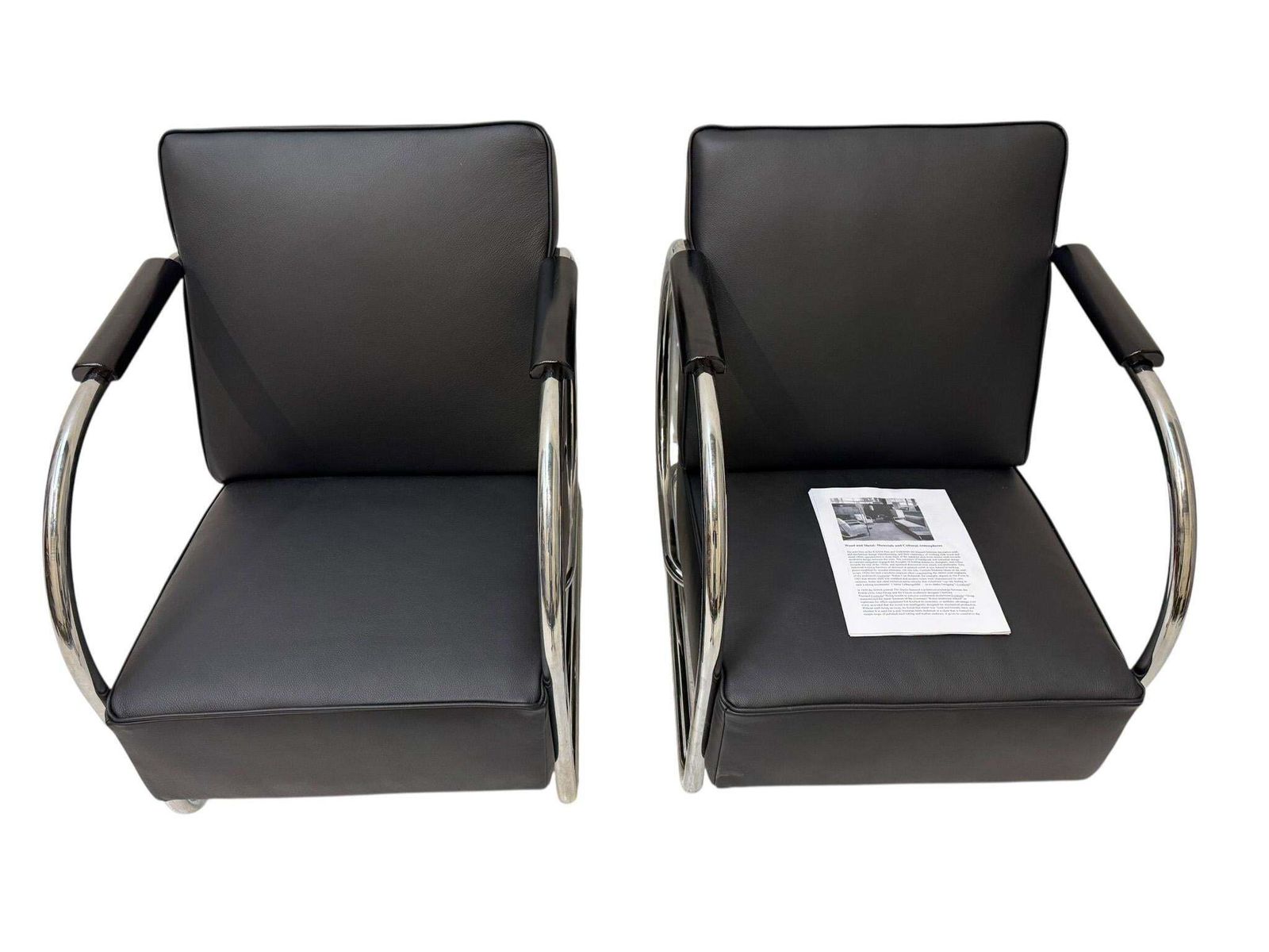 Art Deco Modernist Bauhaus Tubular Steel Lounge Chairs By Frits Kuyken, 1936 photo furniture