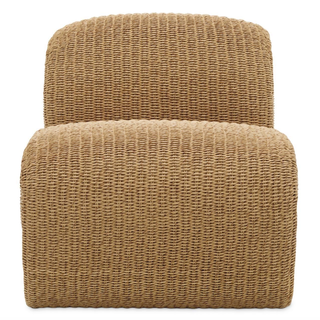 Outdoor Chair In Faux Rattan And Aluminium photo for sale