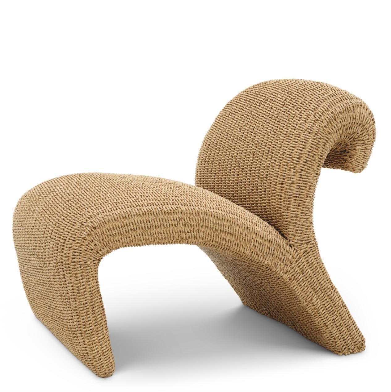 Outdoor Chair In Faux Rattan And Aluminium photo Garden Furniture
