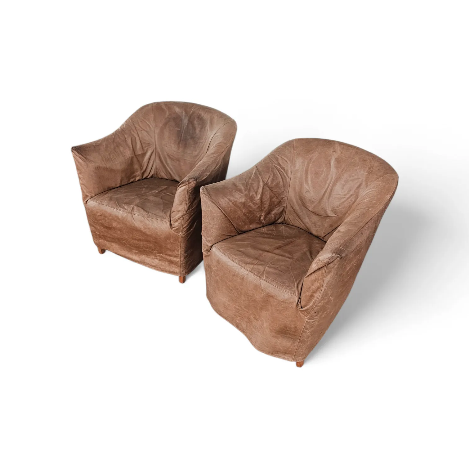 2 X Doralice Lounge Chair By Antonio Citterio / Paolo Nava / 1980s photo vinterior