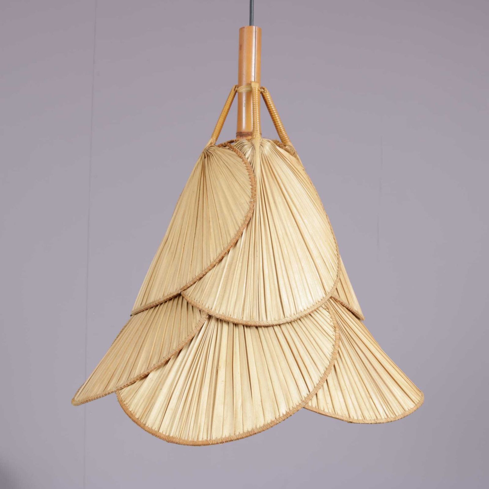 “Uchiwa” Hanging Lamp In The Style Of Ingo Maurer, Germany 1970