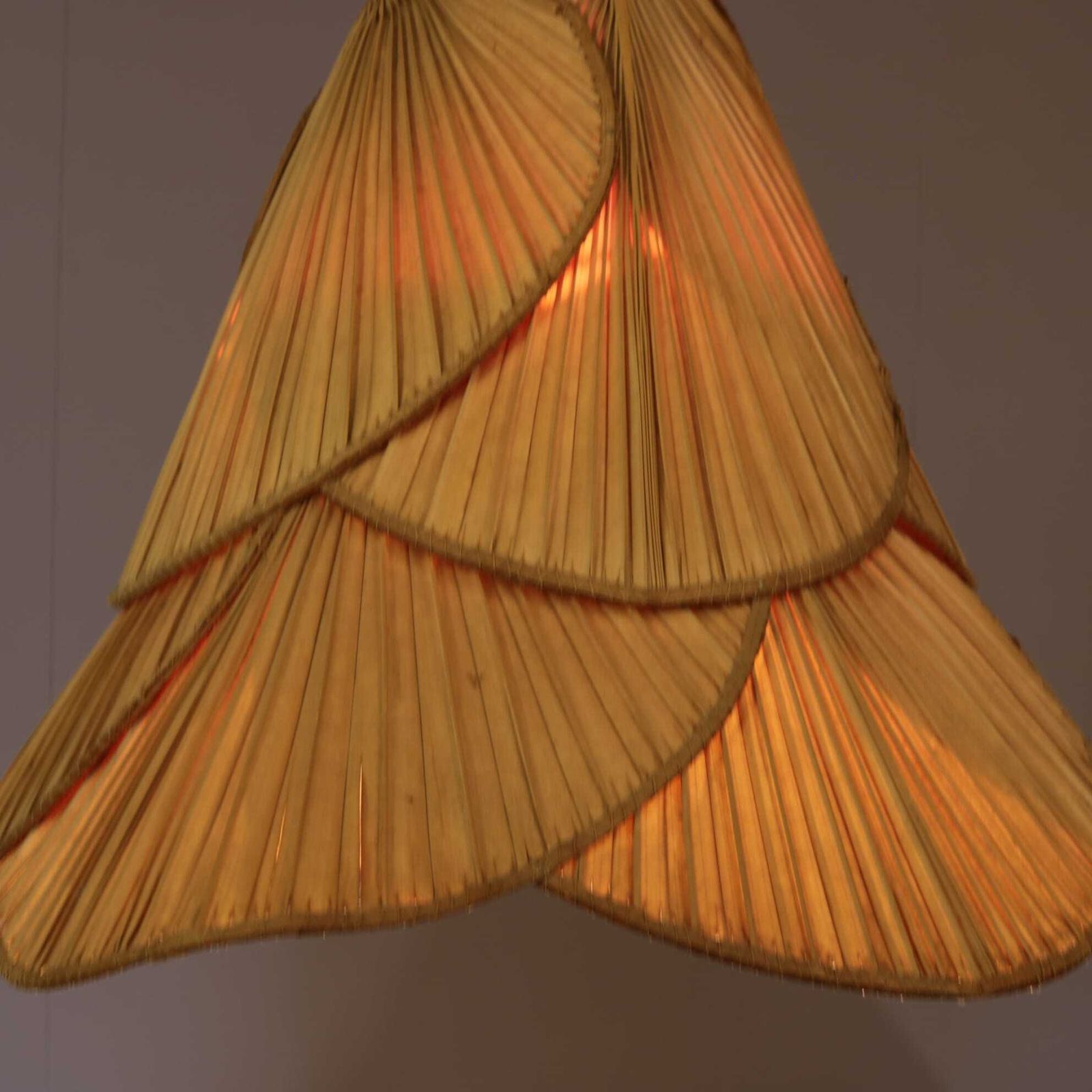 “Uchiwa” Hanging Lamp In The Style Of Ingo Maurer, Germany 1970 photo buy