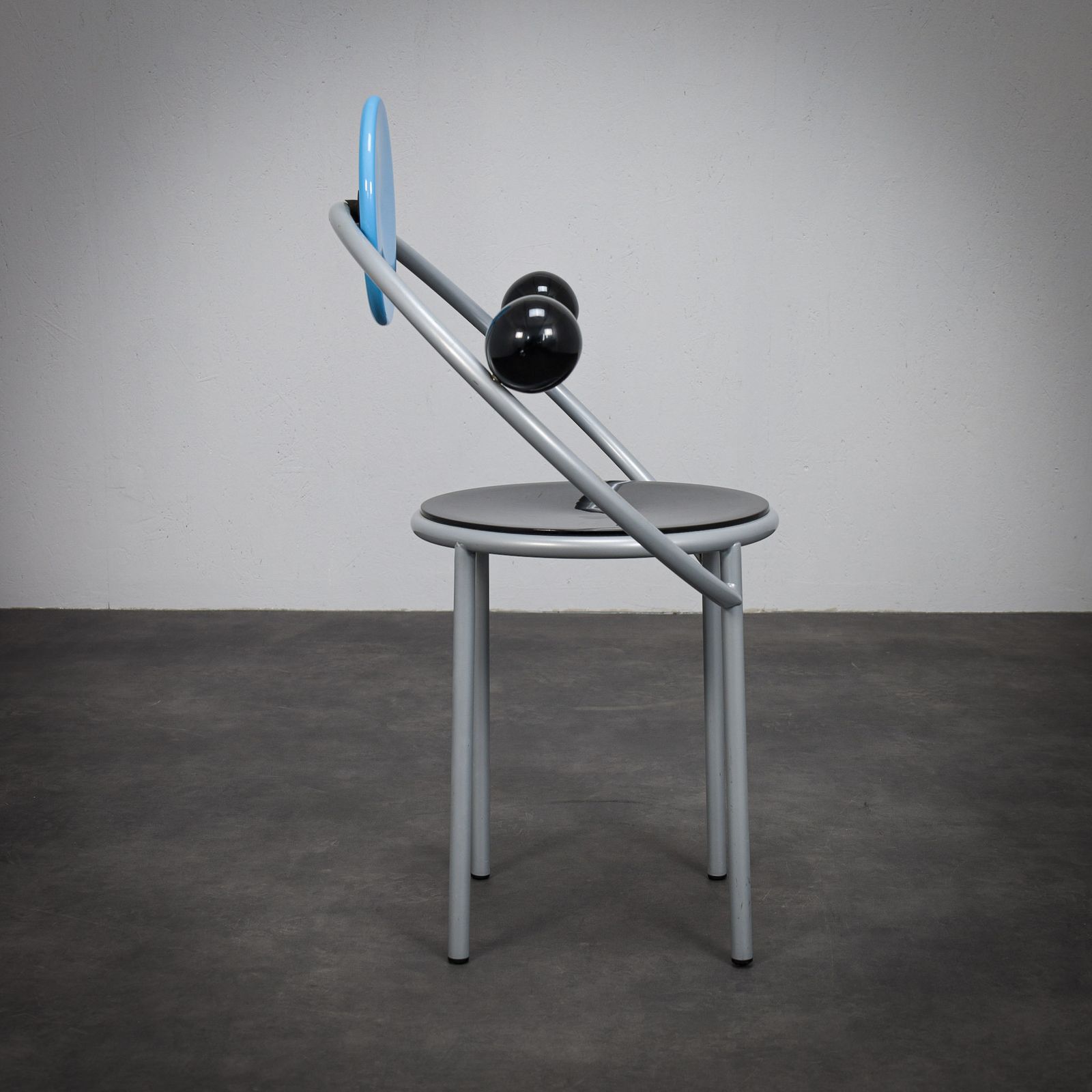 Pair Of First Chairs By Michele De Lucchi For Memphis Milano, Italy, 1981 photo Furniture