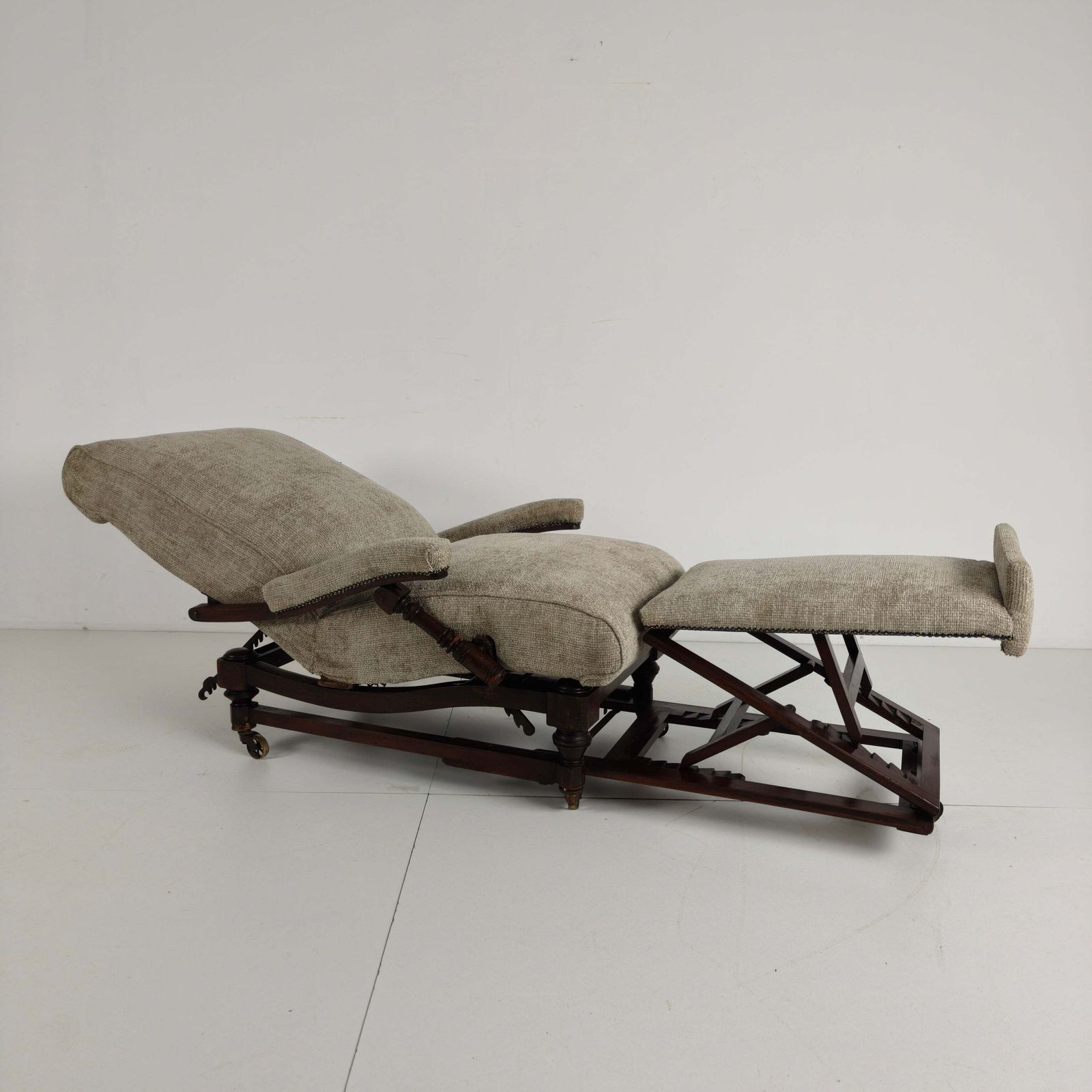 English Reclining Library Chair (Circa 1860) photo for sale