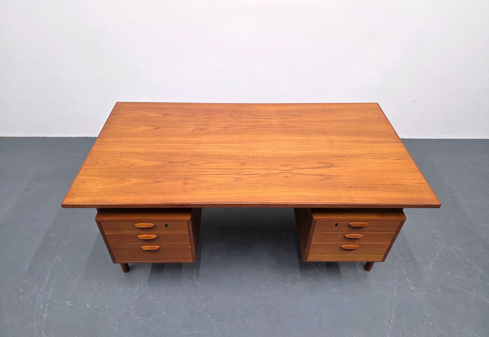 Kai Kristiansen For Feldballes Møbelfabrik — Fm60 Executive Desk, Denmark, 1960sv photo for sale