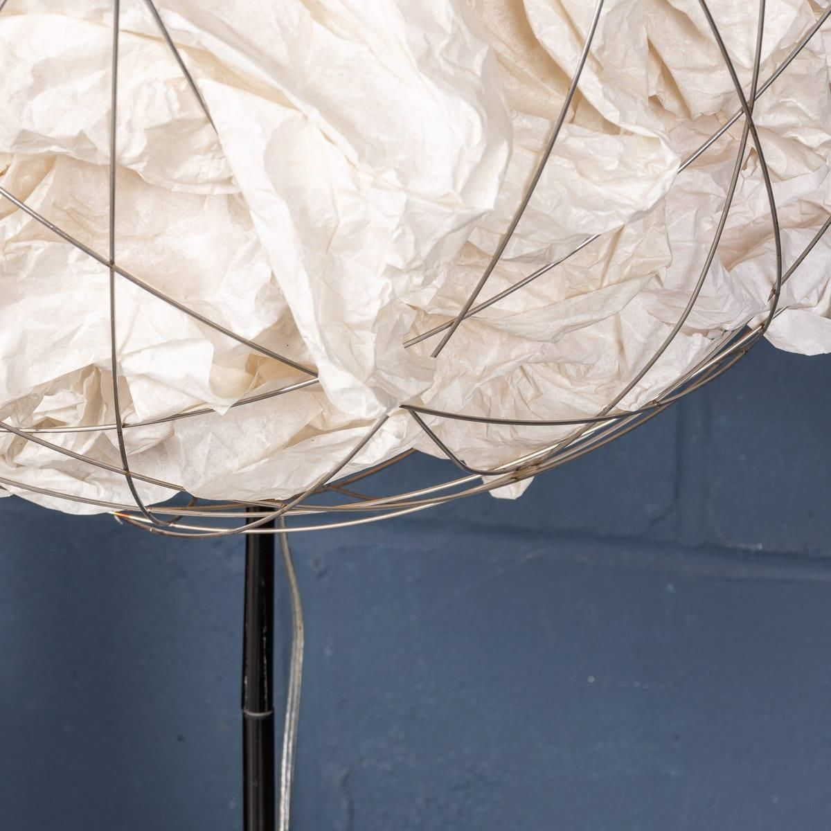 Lighting Vintage 20thc German Metal & Paper Floor Lamp By Ingo Maurer C.1990 photo