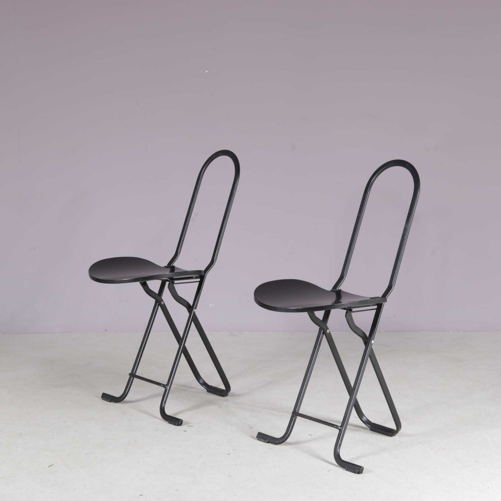 1980s “Dafne” Folding Chair By Gastone Rinaldi For Flyline, Italy photo for sale