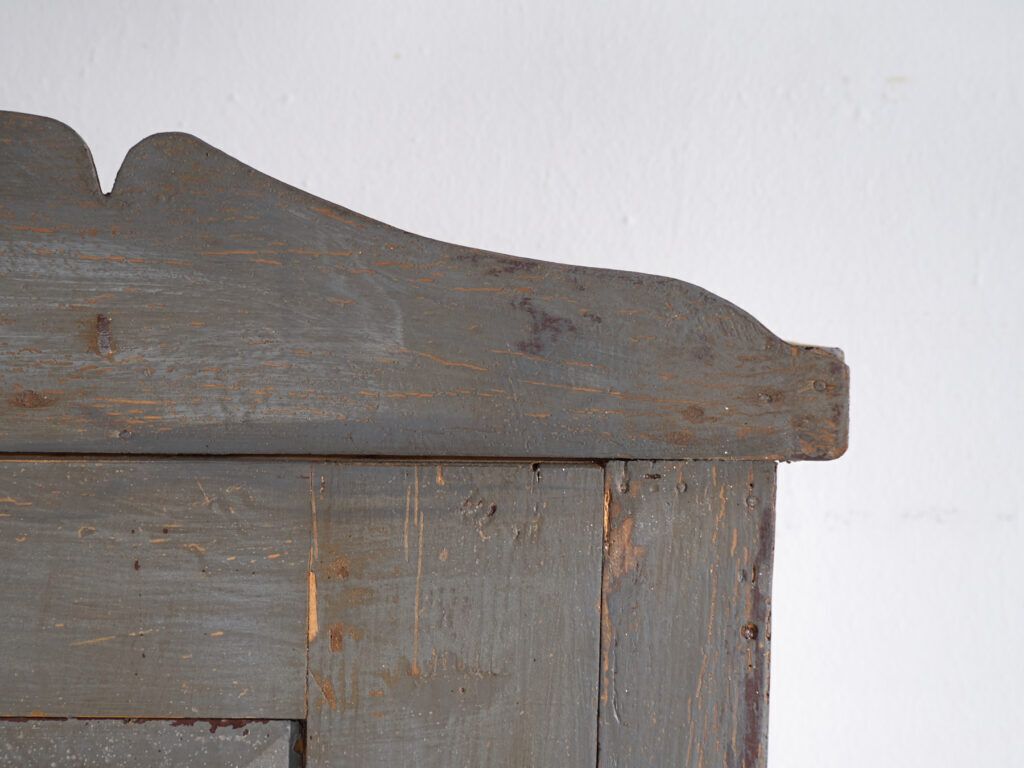 Rustic Painted Wooden Wardrobe, Central Europe, Circa 1900–1920 photo buy