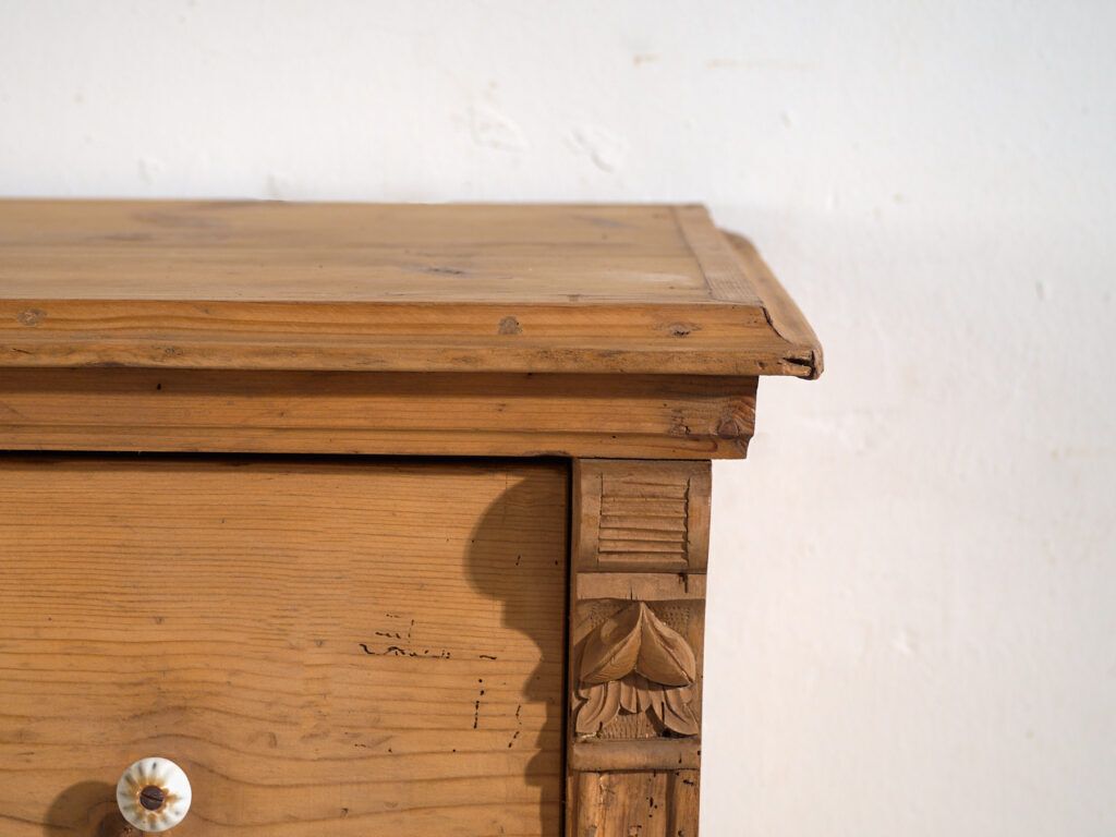 Antique Pine Wood Chest Of Drawers (C.1920) #116 photo buy