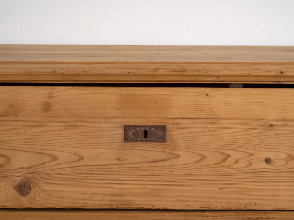 photo furniture Antique Solid Pine Chest Of Drawers – Central Europe (C.1880–1910) #117