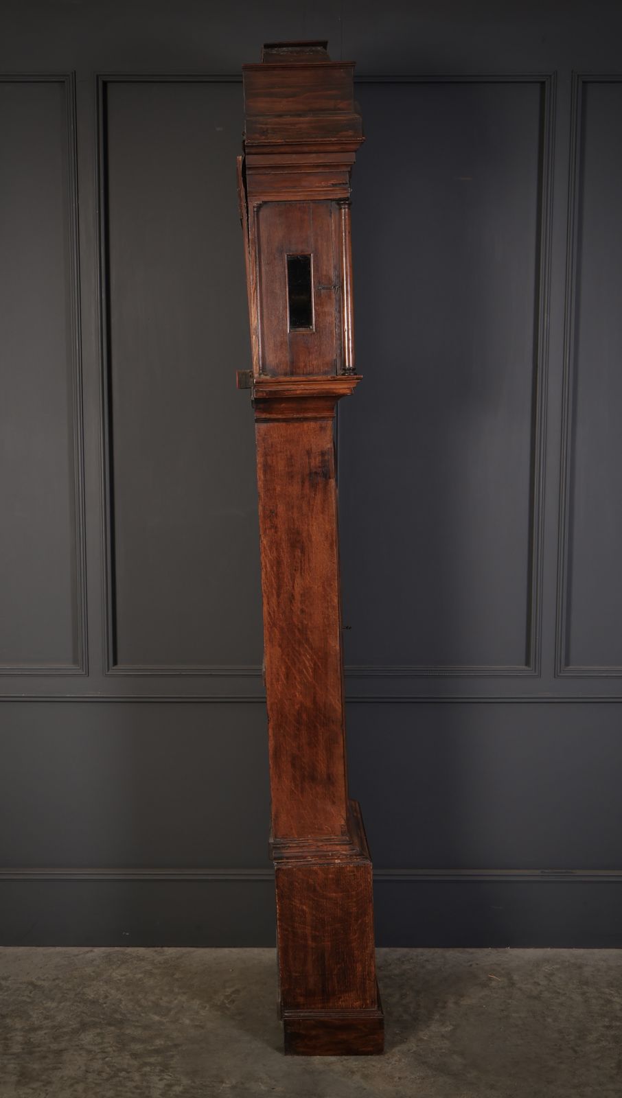 photo for sale 18th Century Walnut Grandfather Clock