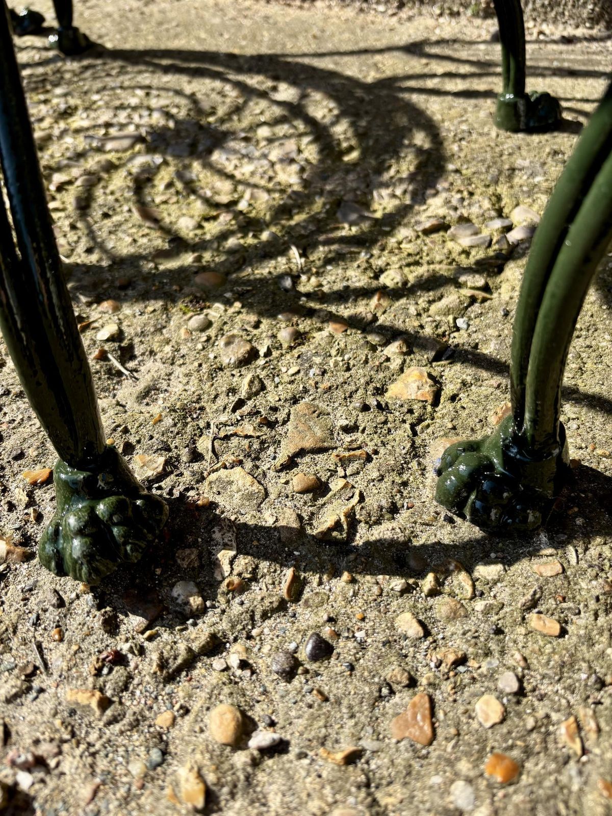 Set Of Four Early Victorian Spiral Iron Garden Chairs C.1840–1860 photo Garden Furniture