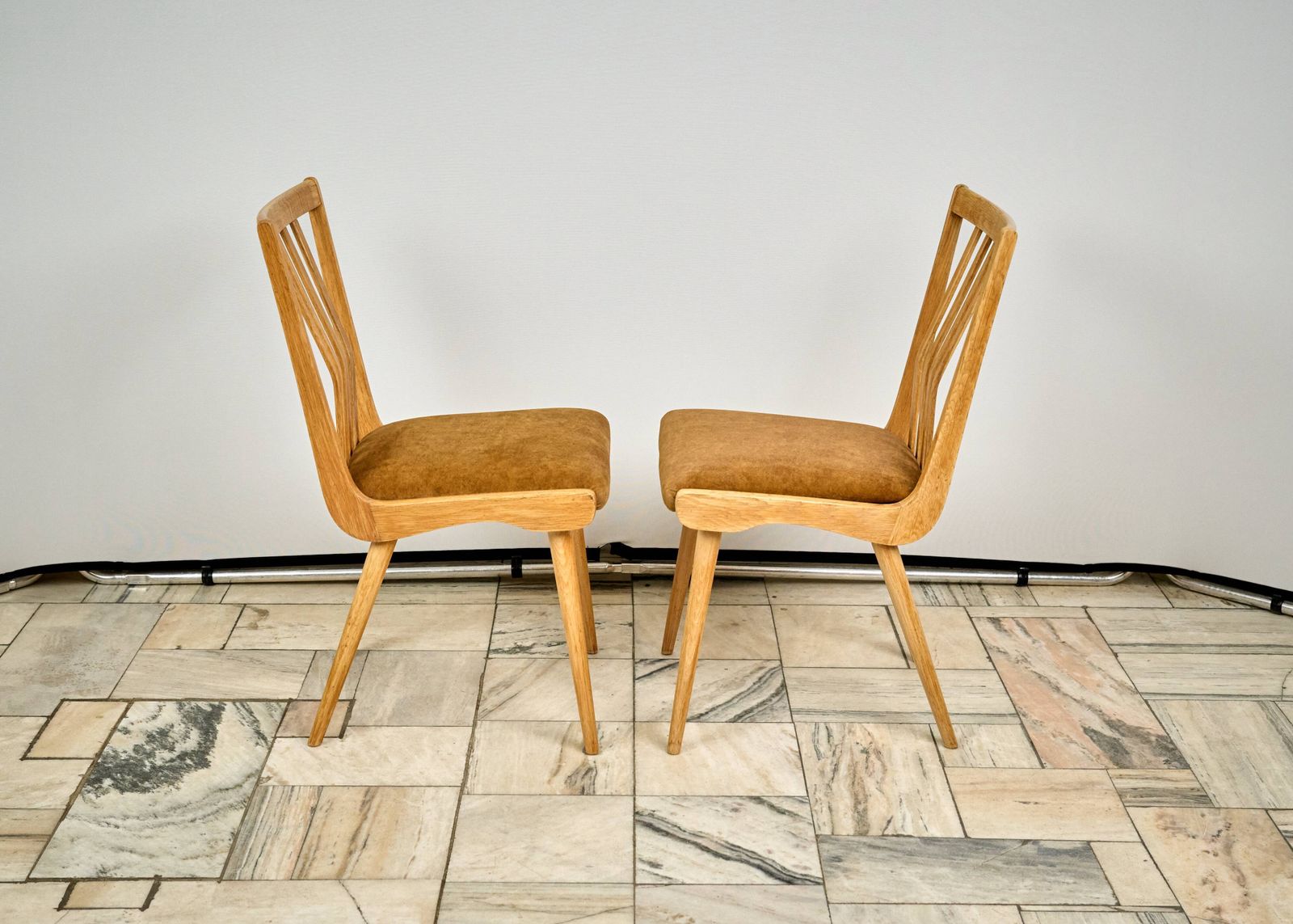 Set Of 2 Dining Chairs, 1960s, Czechoslovakia photo Furniture