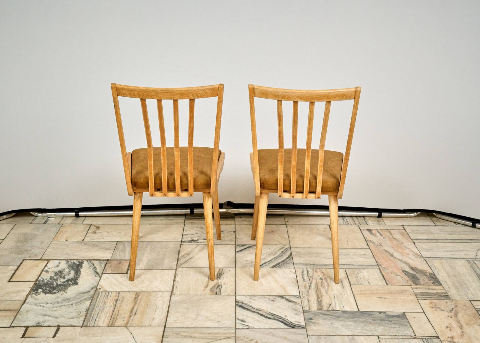 Set Of 2 Dining Chairs, 1960s, Czechoslovakia photo vinterior
