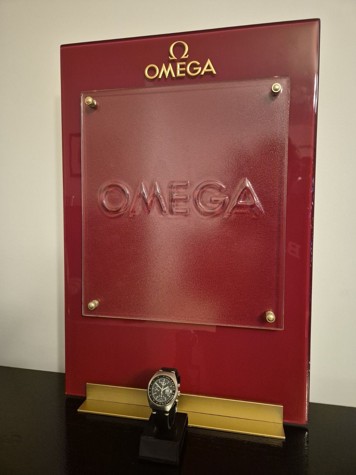 Genuine Omega Watch Advertising Display Customisable And Stunning Vgc Rare photo furniture
