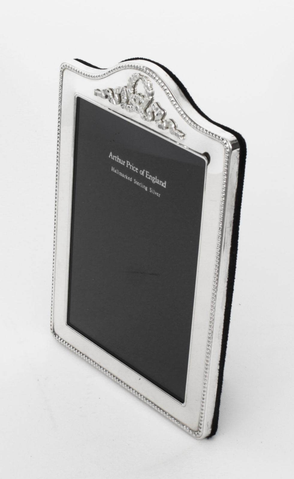 Vintage Pair Sterling Silver Photo Frames  By Arthur Price  & Co 1994  19x13cm photo 375.0