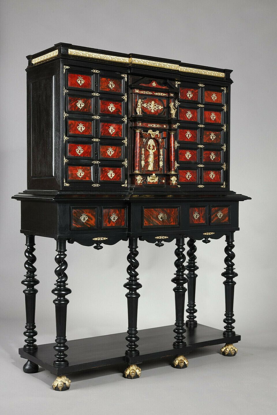 Free Standing Cabinet In The Style Of 17th Century Flemish Cabinets photo for sale
