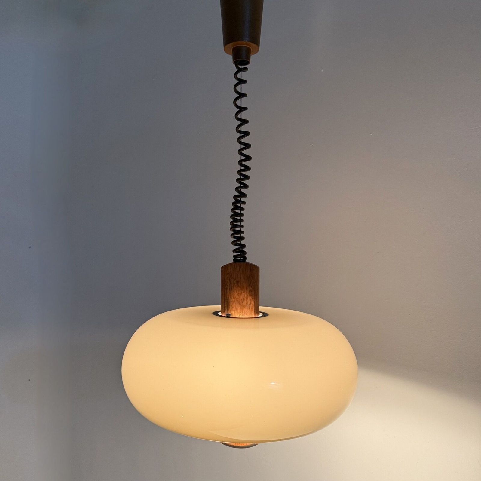 Mid  Century Space Age Pendant Lamp Temde Leuchten , 1970s Germany photo buy