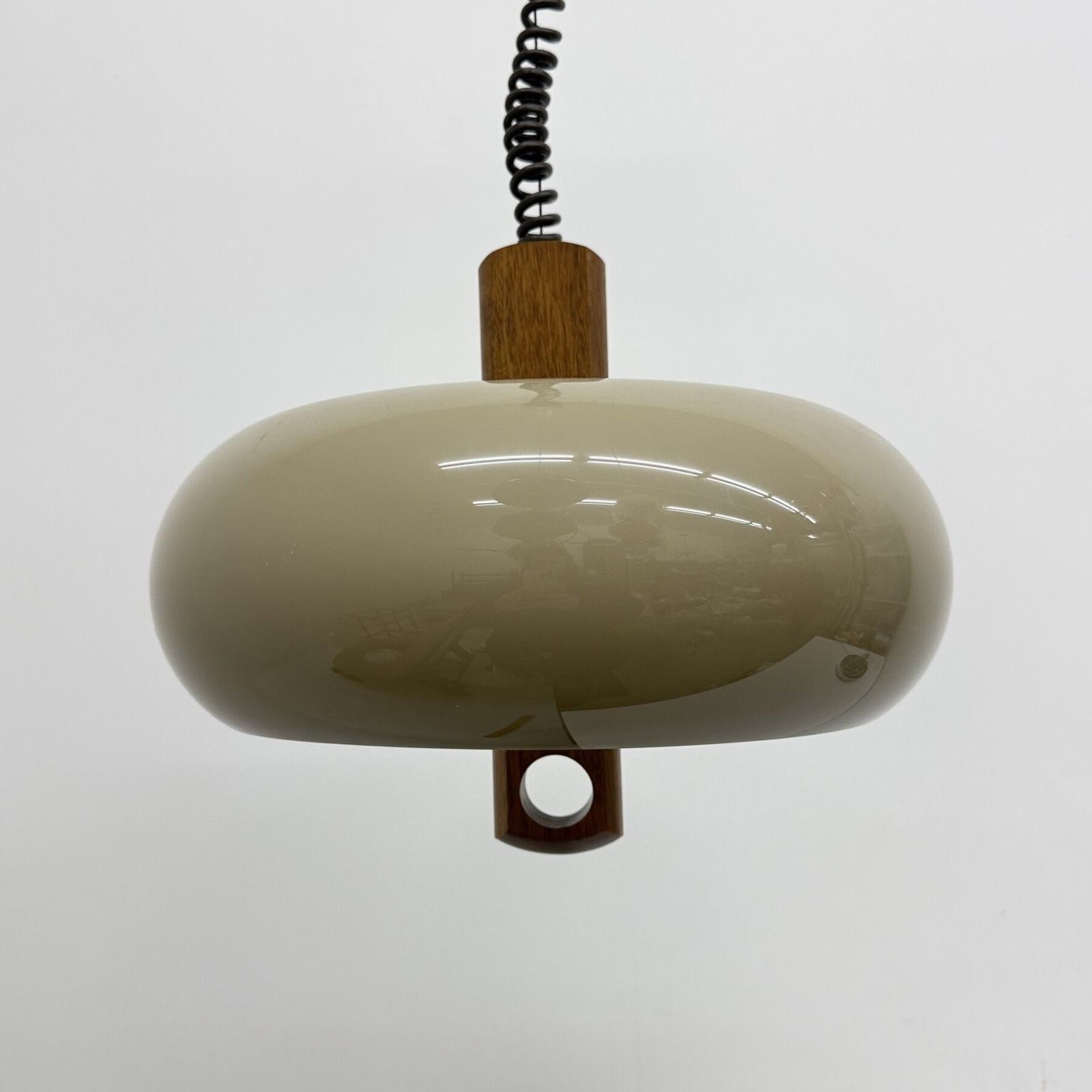 photo vintage Mid  Century Space Age Pendant Lamp Temde Leuchten , 1970s Germany