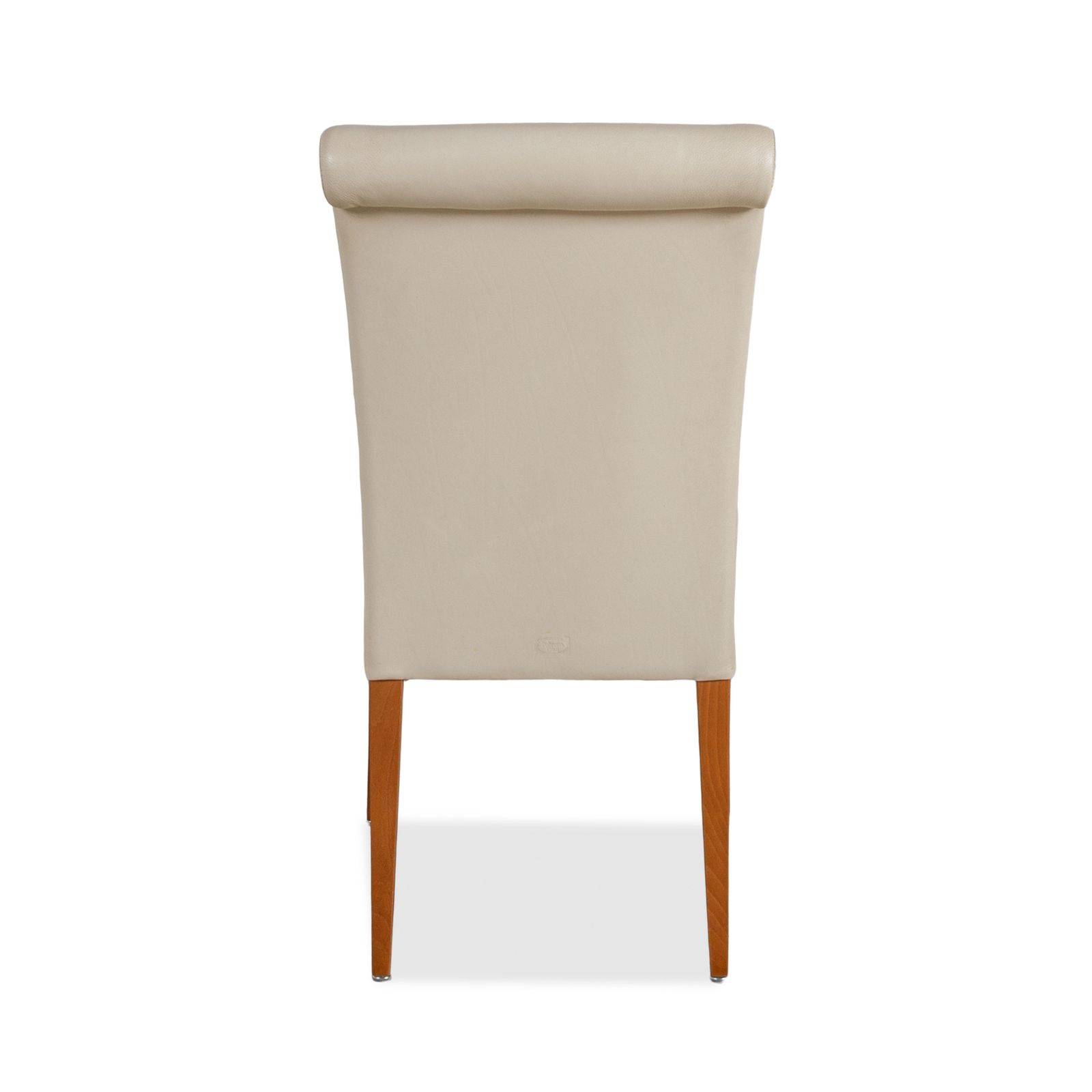 Furniture Set Of 6 Poltrona Frau Vittoria Leather, Cream, Dining Chairs photo