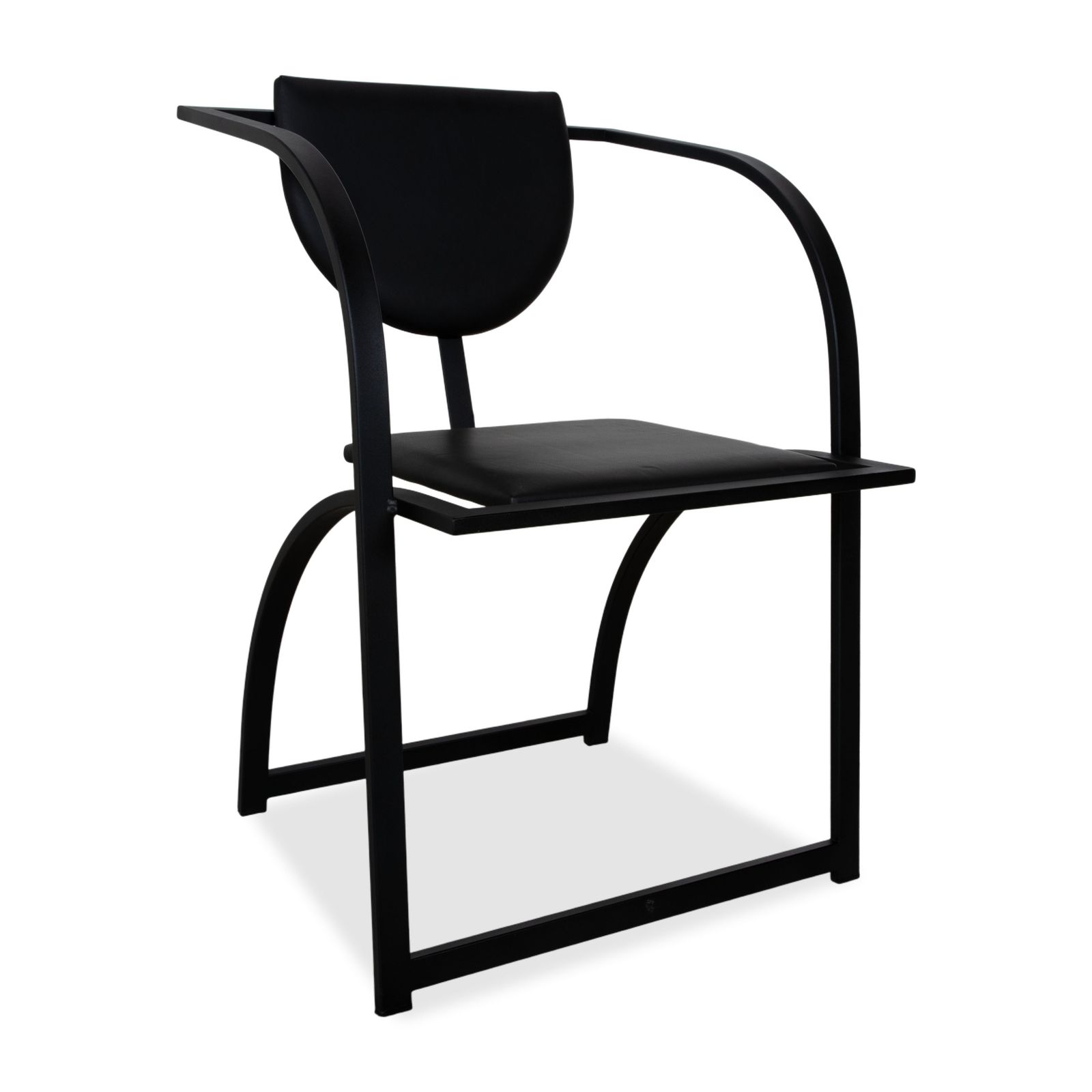 Lot de 6 chaises KFF Cosinus en cuir, noires photo Mobilier