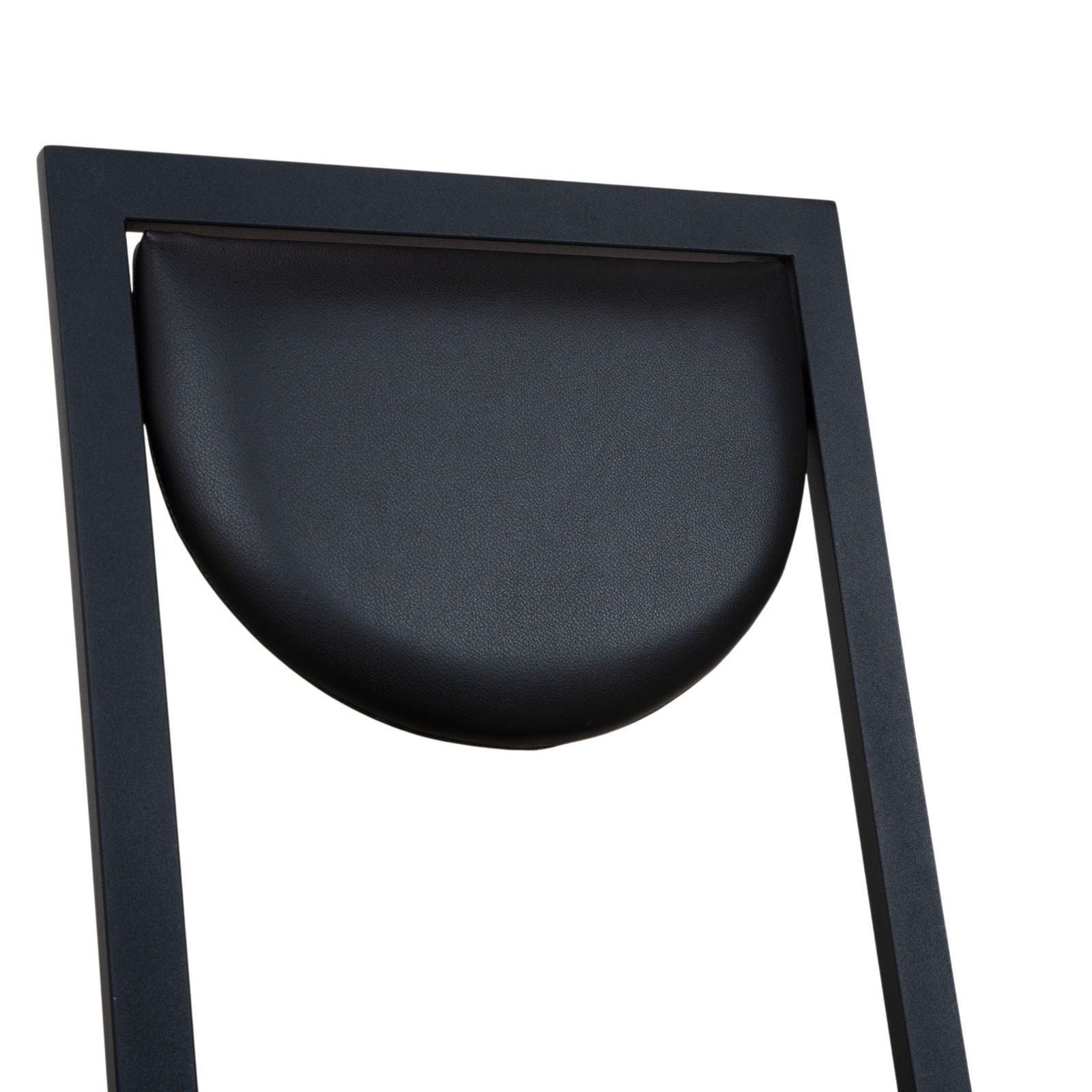 Lot de 6 chaises KFF Cosinus en cuir, noires photo vinterior