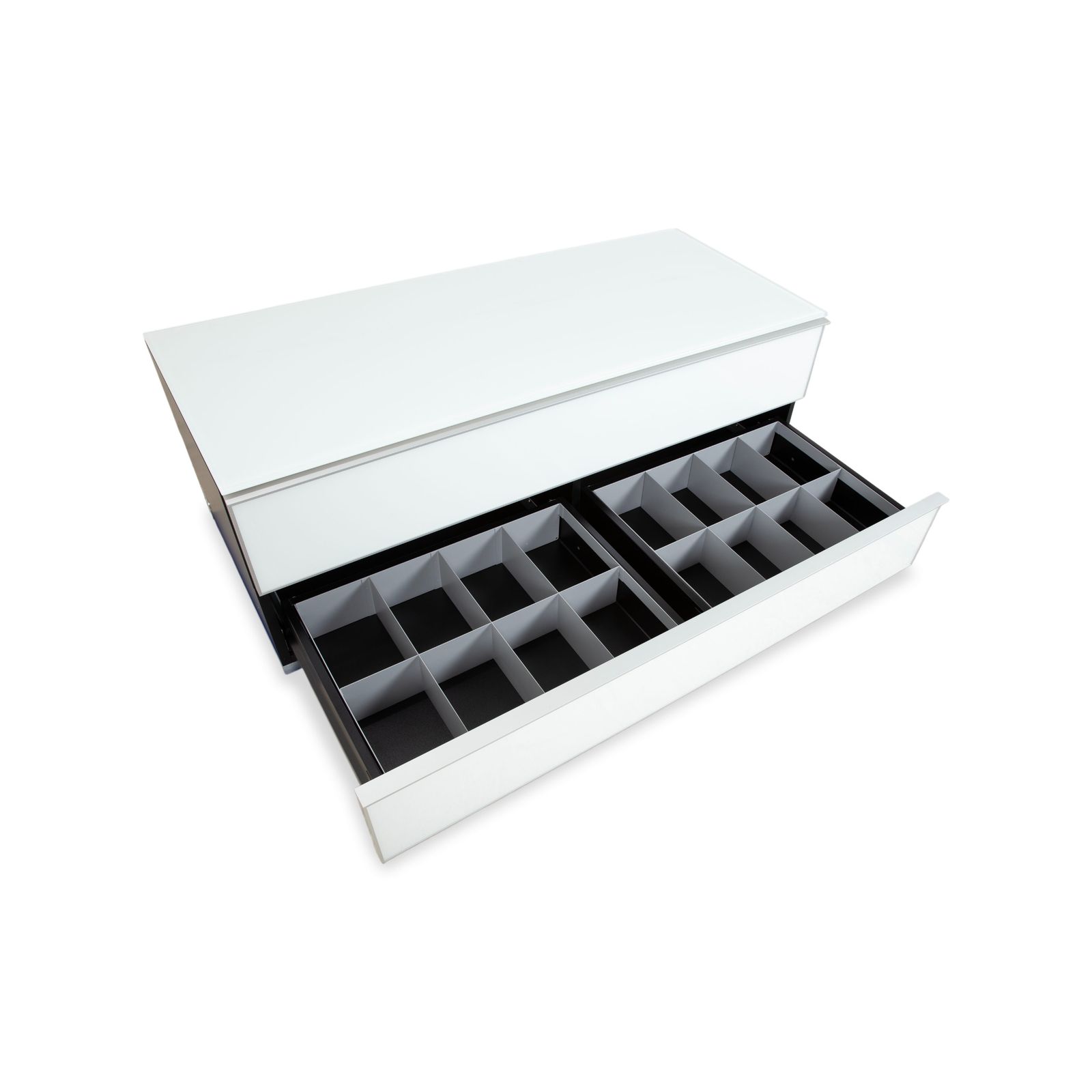 Spectral Catena Glass Sideboard White Tv Board photo buy
