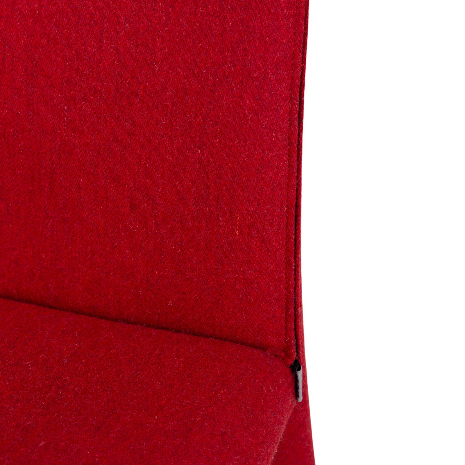Ensemble de 6 chaises B&B Italia Vol Au Vent en tissu, rouge bordeaux, salle à manger photo for sale