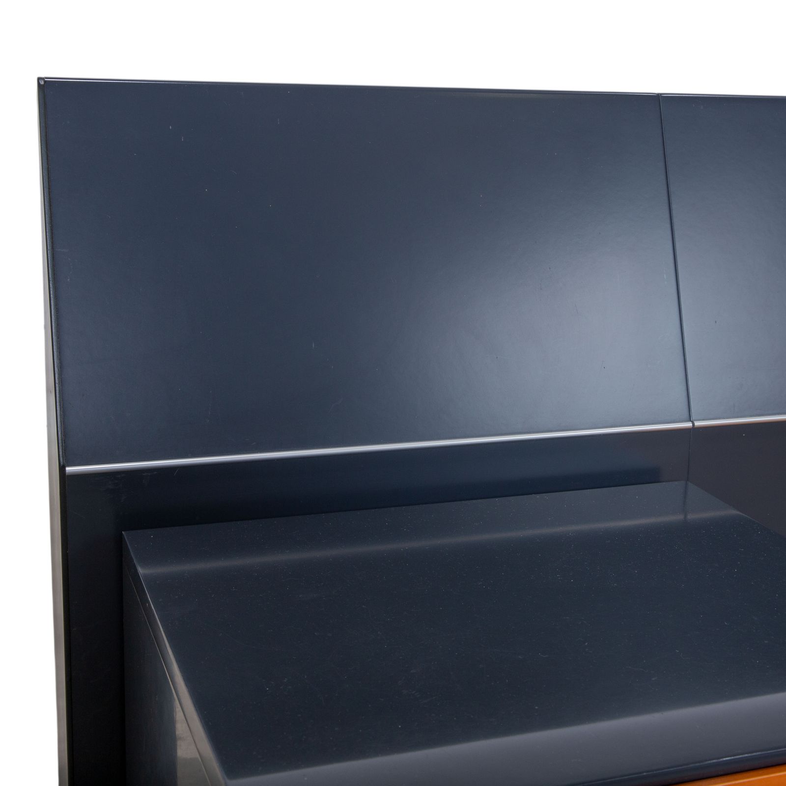 Ensemble de lit Interlübke en bois, bleu marine, bleu foncé, marron, chambre, fonction manuelle photo buy