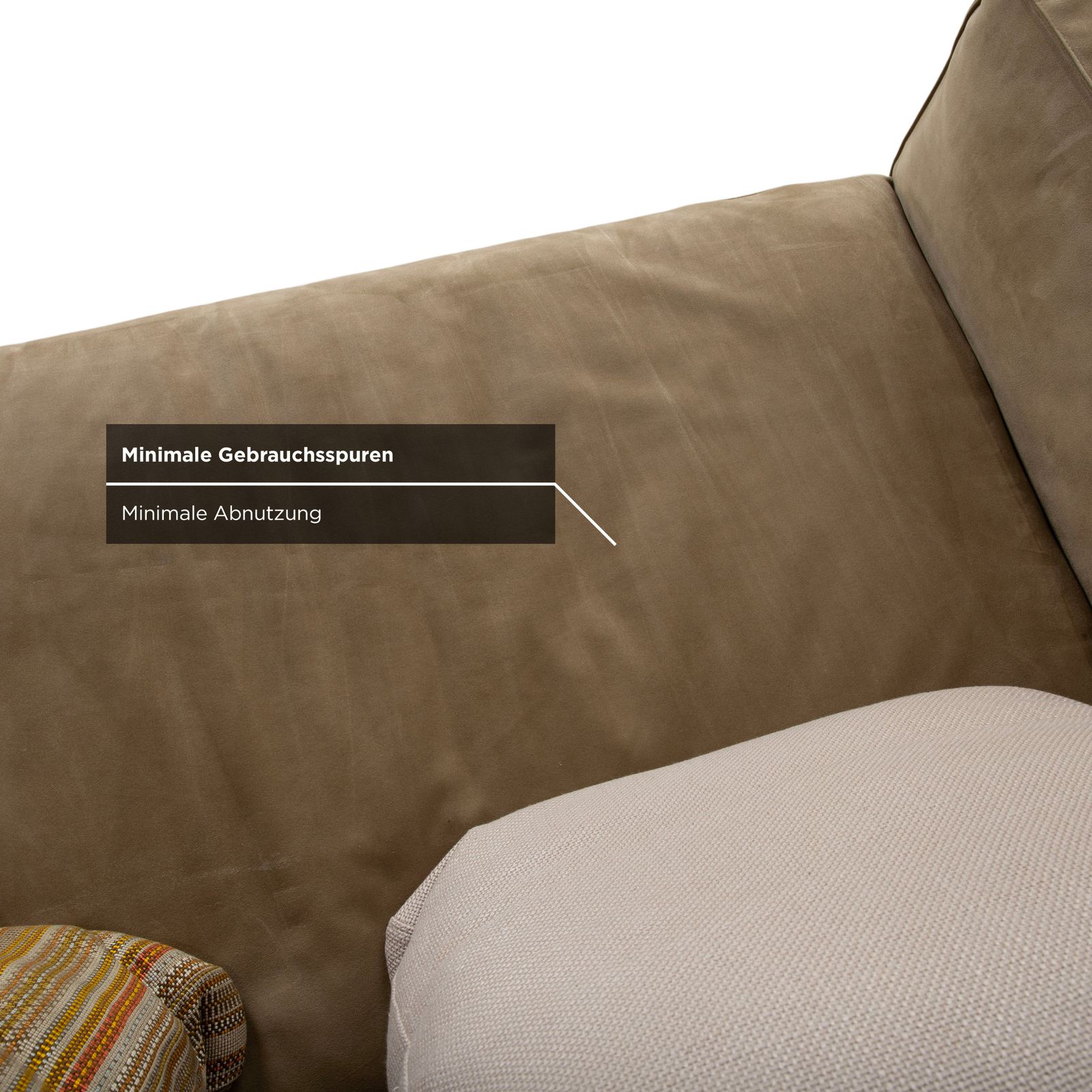Canapé d'angle Ligne Roset Nils en tissu, coloris beige sable photo vintage